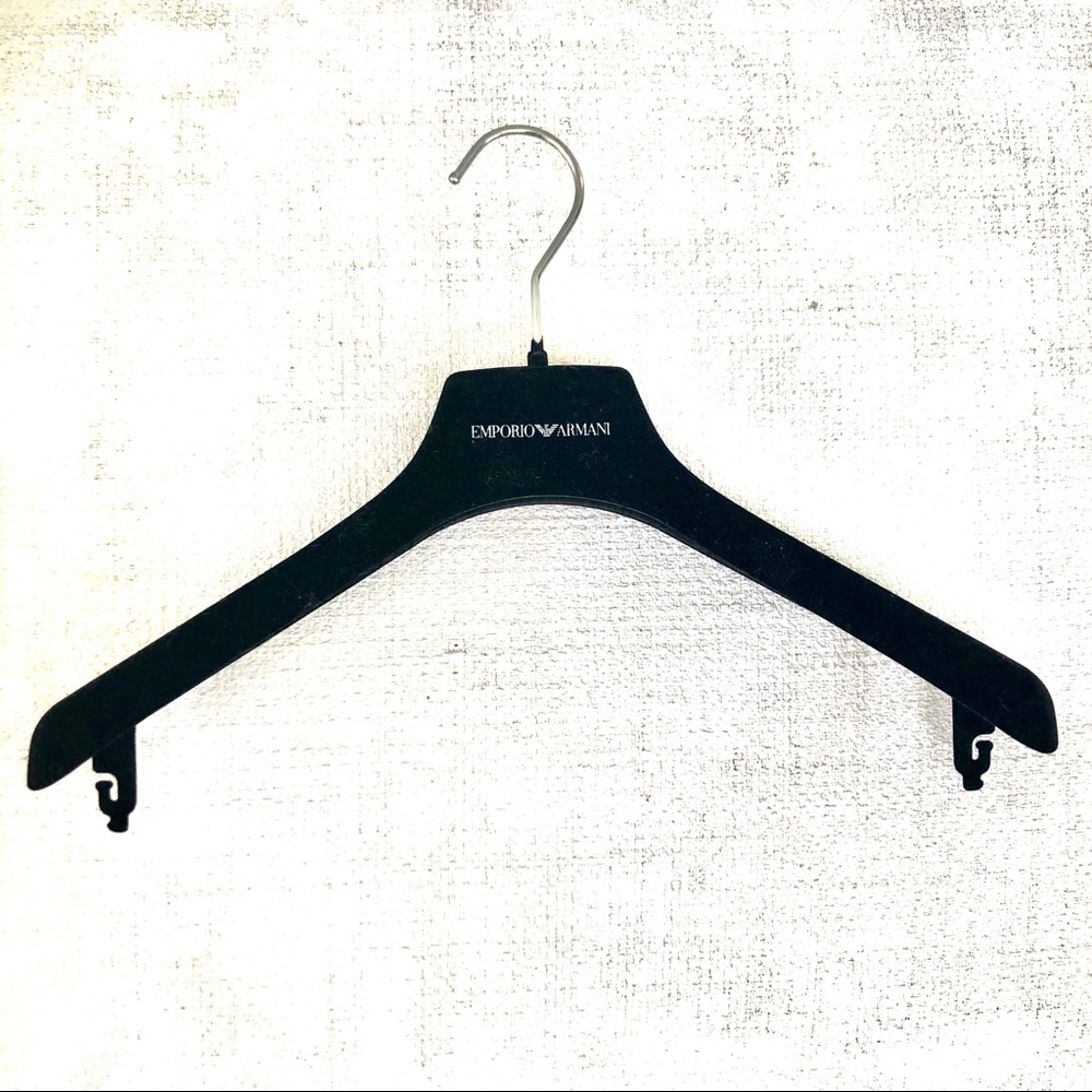 Authentic Emporio Armani Black Velvet Hanger